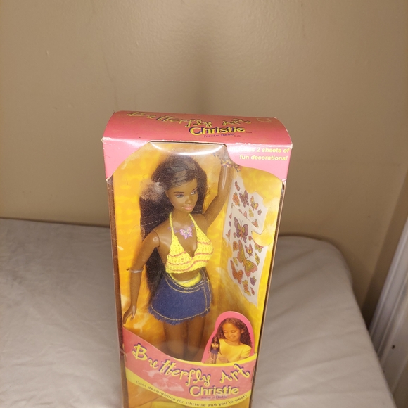 Rare Vintage unopened Butterfly Art Christie - Barbie Doll - Controversial - Picture 2 of 8